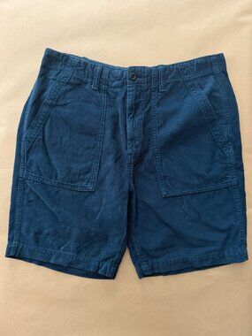 Outerknown Seventyseven Cord Utility Shorts - Size 32 - Indigo